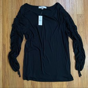 LOFT Black Long Sleeve Shirt